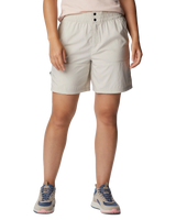 The Columbia Womens Coral Ridge Walkshorts in Dark Stone