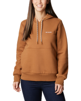 The Columbia Womens Marble Canyon Hoodie in Camel Brown