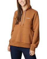 The Columbia Womens Marble Canyon Hoodie in Camel Brown