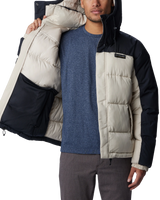 The Columbia Mens Snowqualmie Jacket in Dark Stone & Black