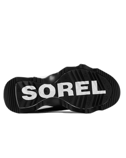 The Sorel Womens Kinetic Impact Conquest Boots in Black & Sea Salt