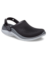 The Crocs Mens Literide 360 Clogs in Black & Slate Grey