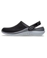 The Crocs Mens Literide 360 Clogs in Black & Slate Grey