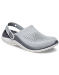 The Crocs Mens Literide 360 Clog in Light Grey & Slate Grey