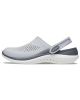 The Crocs Mens Literide 360 Clog in Light Grey & Slate Grey