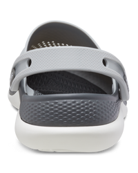 The Crocs Mens Literide 360 Clog in Light Grey & Slate Grey