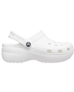 Classic Platform Clogs in White