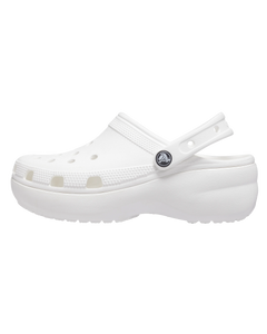 Classic Platform Clogs in White