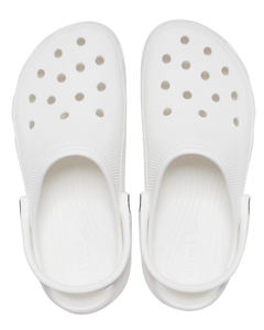 Classic Platform Clogs in White