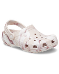 The Crocs Girls Girls Classic Marble Clog in Quartz