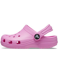 The Crocs Girls Girls Classic Clog in Taffy Pink