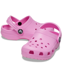 The Crocs Girls Girls Classic Clog in Taffy Pink