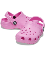 The Crocs Girls Girls Classic Clog in Taffy Pink