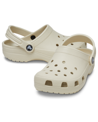 The Crocs Girls Girls Classic Clog in Bone