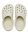 The Crocs Girls Girls Classic Clog in Bone