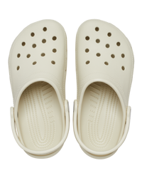 The Crocs Girls Girls Classic Clog in Bone