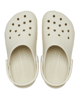 The Crocs Girls Girls Classic Clog in Bone