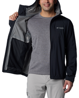 The Columbia Mens Ampli-Dry II Jacket in Black