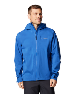 The Columbia Mens Ampli-Dry II Jacket in Mountain Blue