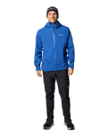 The Columbia Mens Ampli-Dry II Jacket in Mountain Blue