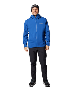 The Columbia Mens Ampli-Dry II Jacket in Mountain Blue