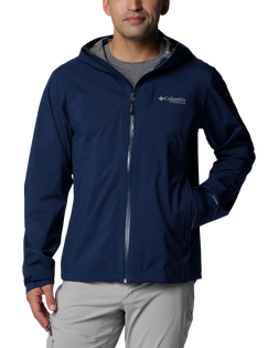 The Columbia Mens Ampli-Dry II Shell Jacket in Collegiate Navy