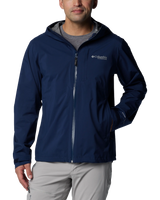 The Columbia Mens Ampli-Dry II Shell Jacket in Collegiate Navy