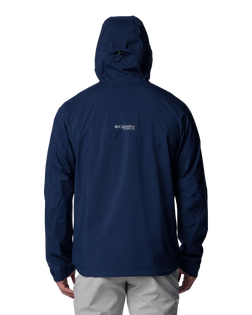 The Columbia Mens Ampli-Dry II Shell Jacket in Collegiate Navy