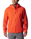 The Columbia Mens Ampli-Dry II Shell Jacket in Spicy