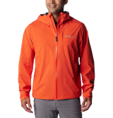 The Columbia Mens Ampli-Dry II Shell Jacket in Spicy