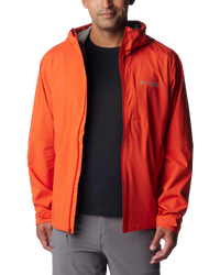 The Columbia Mens Ampli-Dry II Shell Jacket in Spicy