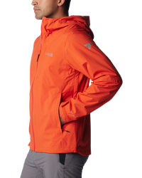 The Columbia Mens Ampli-Dry II Shell Jacket in Spicy