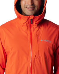 The Columbia Mens Ampli-Dry II Shell Jacket in Spicy