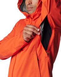 The Columbia Mens Ampli-Dry II Shell Jacket in Spicy
