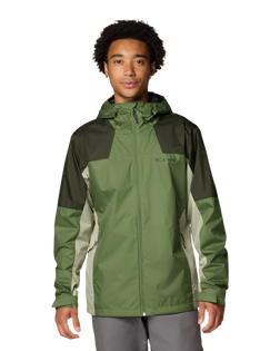 The Columbia Mens Inner Limits III Jacket in Canteen, Greenscape & Safari