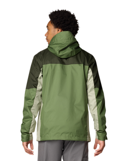 The Columbia Mens Inner Limits III Jacket in Canteen, Greenscape & Safari