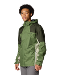 The Columbia Mens Inner Limits III Jacket in Canteen, Greenscape & Safari