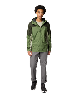 The Columbia Mens Inner Limits III Jacket in Canteen, Greenscape & Safari