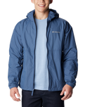 The Columbia Mens Yocum Ridge Wind Jacket in Dark Mountain