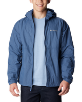 The Columbia Mens Yocum Ridge Wind Jacket in Dark Mountain