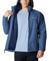 The Columbia Mens Yocum Ridge Wind Jacket in Dark Mountain