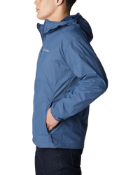 The Columbia Mens Yocum Ridge Wind Jacket in Dark Mountain