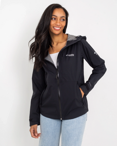 The Columbia Womens Omnitech Amplidry II Shell Jacket in Black