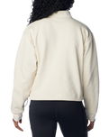 The Columbia Womens Lodge 1/4 Zip Sweatshirt in Chalk & Canoe