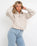 The Columbia Womens Marble Canyon 1/4 Zip Sweatshirt in Dark Stone