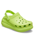 The Crocs Womens Classic Crush Clogs in Limeade