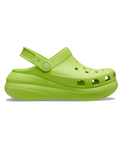 The Crocs Womens Classic Crush Clogs in Limeade