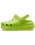 The Crocs Womens Classic Crush Clogs in Limeade