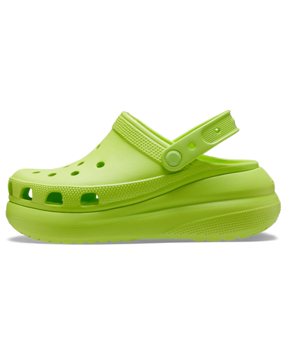 The Crocs Womens Classic Crush Clogs in Limeade