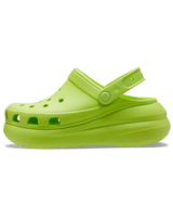 The Crocs Womens Classic Crush Clogs in Limeade